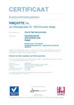 Vincotte Certificate F23 AC 132